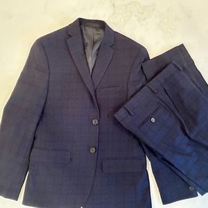 Boys Ralph Lauren Suit-Navy Jacket and Pants Size  16 Reg